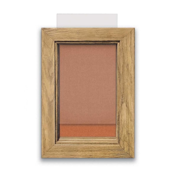 United Visual Products Indoor Enclosed Combo Board, 72"x36", Black Frame/Grey & Cloud UVCB7236B-GREY-CLOUD - main